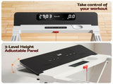 Everfit Treadmill Electric Home Gym Fitness Exercise Fully Foldable 450mm White TMILL-CHI-450-M610-WH