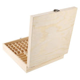 87 Slots Wooden Large Essential Oil Storage Holder Box Case Container Organizer V1294-YM0901-JY05376
