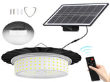Solar Pendant Light Water Resistant LED Shed Light 5 Light Modes Motion Sensor Timer Pendant Lamp V1294-YM0901-LMH00376