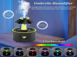 Aromatherapy Humidifier - Umbrella Humidifier - 300ml Rotating Humidifier for Bedroom with Remote V1188-MS-313-0619