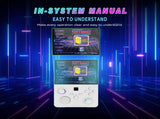 DC45V Retro Handheld Game Console, 4.5Inch HD IPS Full View Screentransparent blue V1300-DC45V-TRANSPARENT-BLUE