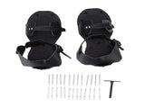 1 Pair Spike Sandals PU Lawn Aerator Shoes Grass Aerator Tool for Yard Garden Plants Health Black V1294-YM0715-3111220148211