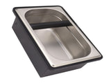 Coffee Knock Box Rubber Coffee Box with Removable Stainless Steel Ground Container for Cafe Bar L V1294-YM0703-3118230088812