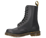 Dr. Martens Unisex 1490Z 10 Lace Up Genuine Smooth Leather Boots Shoes Doc V563-1490ZBOOTS-BLKSMTH-UK3
