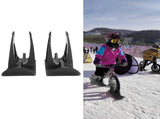 Kids Balanced Scooter Skis Stand Parking Rack Snowboard Equipment for Winter Skiing Black V1294-YM0718-3111200308611