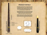 Flameless Floating Candles with Wand20 Pcs Magic LED Hanging Taper CandlesFlickering Battery V1107-129-68768