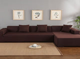 Polyester 32 Seat Corner Sofa Cover L Shape Slipcover Home Furniture Protector V1294-YM0901-JY19347-03