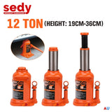 12 Ton Hydraulic Bottle Jack Car Lifter Safety Valve Caravan 4WD Heavy Duty V465-95502