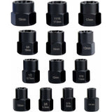 13 pcs Twist Socket Set, 9.5Mm DAmaged Bolt Extractor, Handle Nut Extractor Socket Sets For Locking V1188-MS-227-1211