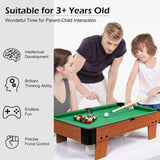 Wooden Mini Snooker Tables Billiards Game Pool Table Set Toy Extra Size For Kids V891-ZY-TABLEBNEW-X1