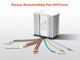 1800W Electric Brushless DC Motor Kit - 48V 4500rpm Motor with Upgraded Speed Controller, Throttle V952-ZLWSDJTJ1800AD2N1V9