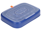 24 Eggs Containers ABS Egg Tray Storage Box Refrigerator Organizer Bins with Breathable VentsDark V1294-YM0523-3113210304213