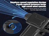 220W Electric Air Duster 140000RPM Brushless Motor Max 53m/s Wind Speed Adjustable 8000mAh V1294-YM0901-H49290B
