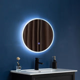 70cm LED Wall Mirror Bathroom Mirrors Light Decor Round V63-833751