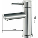 Bathroom Faucet Cold Water Only Sink Faucet Chrome Plated Surface Durable Copper Hand Wash Faucet V1237-ZY-715-309