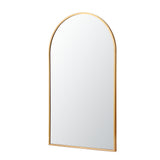 Embellir 86x50cm Arched Wall Mirror Vanity Makeup Home Decor MM-E-WALL-OVAL-GD-5086