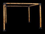 Roof Pergola Gazebo Shed Matte Black Steel Brackets DIY Kits V63-847741
