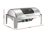 5 Star Chef 9L Chafing Dish Buffet Warmer Food Warmer Catering Server CD-9L-180P-SS
