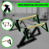 Premium Parallette Pair Gymnastics Push Up Bars V63-840241