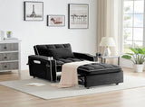 Single-seater sofa bed, equipped with USB ports and a phone holder - Grey V1316-W2564P462077