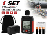 Digital Decibel Meter High Precision Sound Level Reader Noise Volume Measure Device with LCD Backlit V1370-AZ4-10553