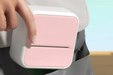 Mini Sticker Printer Portable Bluetooth Thermal Printer for Photo Notes Gift - Pink V1263-JX-6380