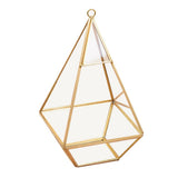 Geometric Transparent Glass Flower Room Glass Ring Box Wedding Ring Jewelry Box Home Decor V1294-YM0717-10123683