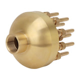 Fountain Nozzle Brass 3 Layers Adjustable Water Fountain Nozzle Spray Sprinkler for Garden Park Pond V1294-YM0703-3111230049411