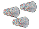 3pcs Flower Fabricshade Multipurpose Innovative Exquisite Modern Style Patterned Clip On Candle V1294-YM0901-3119240099011