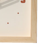 Wall Clock Battery Powered Fashionable Square Minimalist Wooden Clock Silent Modern Clock Decorative V1294-YM0901-3115240110811