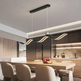 BAMDECOR A2575 Modern Design Linear LED Ceiling Light for Dining Room Office Kitchen Living Room V255-BAM-A2575