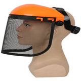 Safety Hat with Full Face Mesh Visor for Logging Brushcutter Forestry Protection Mesh Mower V1294-YM0717-10194083