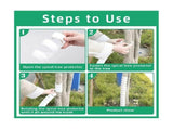 6 PCS Tree Trunk Protector, Plastic Spiral Tree Guard-Tree Bark Protector Tube Wraps to Protect V1369-AZ3-W-15370