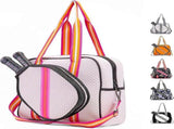 Pickleball Bag Tote Crossbody Shoulder Bag with Adjustable Strap Multi-Compartment Sports Racket Bag V1308-DSZKI-1801-2