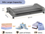 CARLA HOME XXL Under Bed Rolling Storage Containers with 50L Large Capacity and Wheels LSB-36123