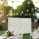 3D Flower Wall Panel, 24 PCS 15 x 15 inch, Artificial Floral Wall Background Mesh Backing V952-PJSRZZWQ24PCRIA85V0