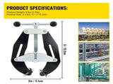 Pipe Clamp, 2 to 6 in, High Strength Ultra Clamp Quick Acting Screws, Steel Pipe Alignment Tool V952-HJDGQYCBDD2-6SEUMV0