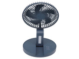 Desktop Folding Fan 3 Speeds USB Rechargeable Punch Free Electric Desktop Oscillating Fan for Home V1294-YM0523-3113220062112