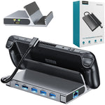 CHOETECH HUB-M50 6-in-1 USB-C 100W Aluminum Steam Deck Docking Station V28-ELECHOHUBM50