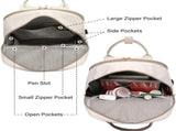 Backpack Backpack Ladies Girls Women Laptop Schoolbag Work School Waterproof USB V1188-MS-313-0103