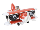 Airplane Flip Clock 12 Hours Retro Battery Powered Auto Flip Desk Clock for Living Room Bedroom V1294-YM0901-3115240119813