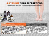 Modular Interlocking Cushion, 55 Pack 30 x 30 cm Splicing Mats, Soft PVC Interlocking V952-HZXSJDD1212YMI824V0