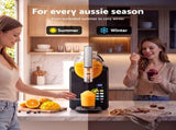 Devanti Slushie Machine 2L Frozen Drink Maker Ice Cream Cocktail Slush Maker Black SLS-CR03-2L-BK