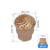 Wood Carving Grinding Head for M14 Angle Grinder, Carbon Steel Polishing Wheel Attachment for V1341-ZY-MXPA3DCA-30MM50MM70MM