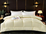 All Season Down Alternative Quilted Bed Quilt Lightweight and Breathable with Box Stitching Machine V1366-AZ2-W-14906