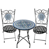 Marrakesh Glow 3pc Outdoor Table & Chairs Setting V637-E139153