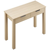 VEVOR Small Desk with Drawer Kids Desk for Bedroom Simple Study Table Light Wood V952-ETBMSZZFXXCWEQAXB001V0