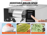 Commercial Snowflake Ice 276LBS/24H Snowflake Ice Maker, Stainless Steel Ice Shaver V952-FLXNBJFLLEDPOLJG2V3
