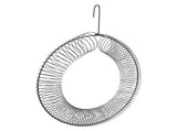 Hanging Wreath Bird Feeder Carbon Steel Large Capacity Portable Peanut Bird Feeder with Hanging Hook V1294-YM0901-3111240293211