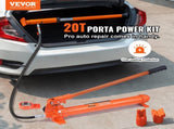 20 Ton Porta Power Kit, Portable Hydraulic Jack 4.6 ft/1.4 m Oil Hose, Car Frame Repair Tool V952-FLDTJHSD20TPUKYSUV0